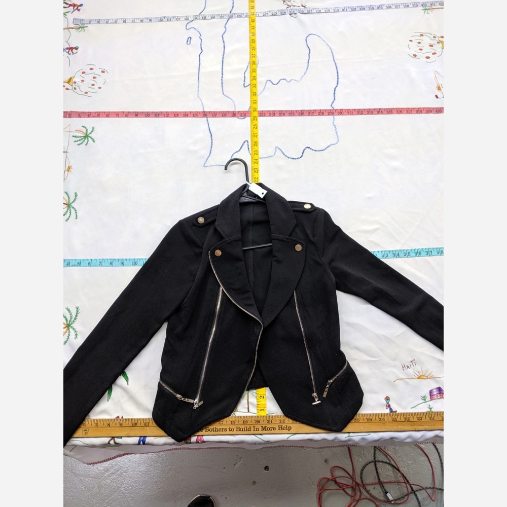 Women's Small Windsor Cropped Zipper Jacket